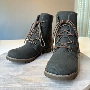 The North Face Women's Ballard Lace II Coated Canvas Boots Booties US Size 6